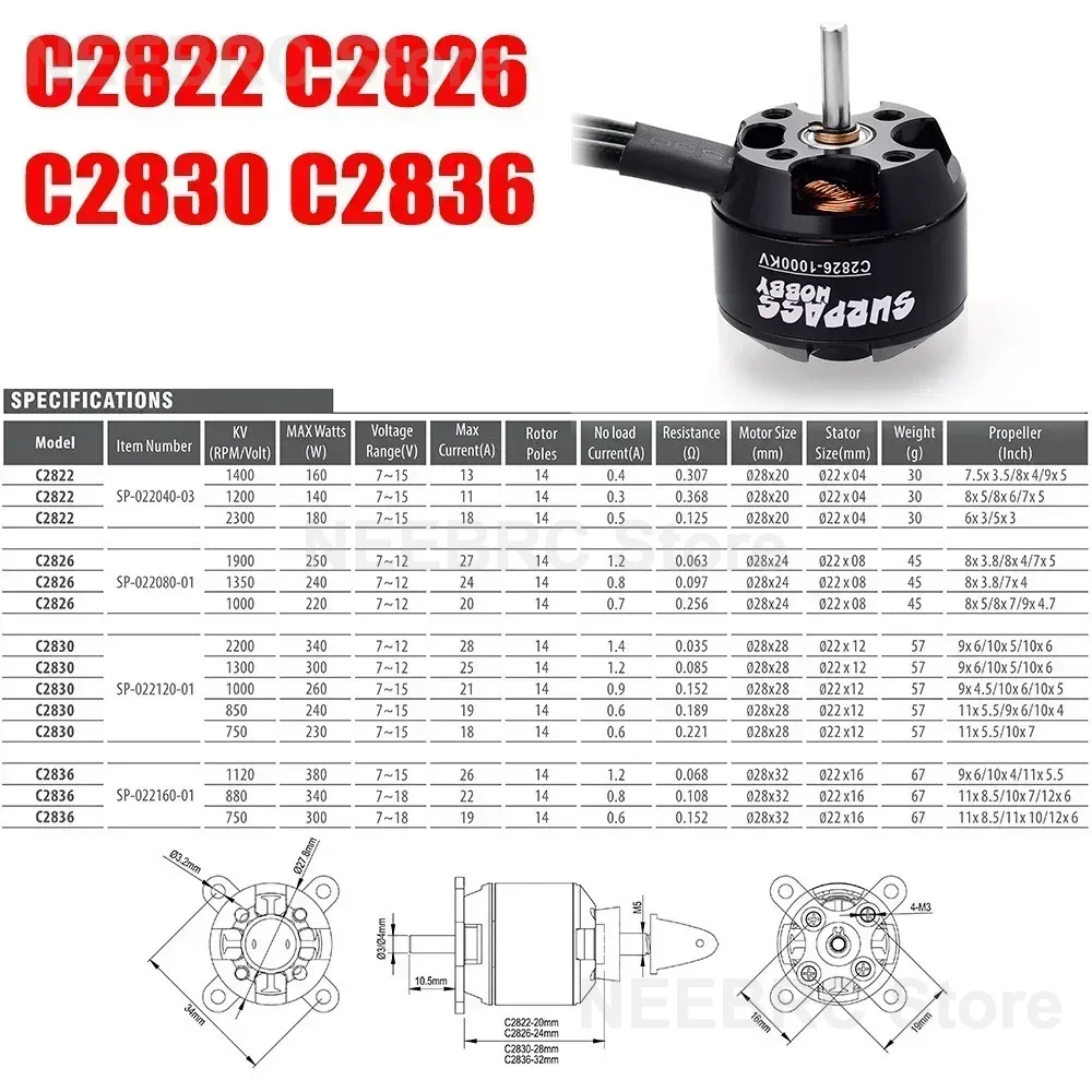 SURPASS HOBBY Brushless Motor  - Brushless Motor Thrust Test Stand 评论和价格